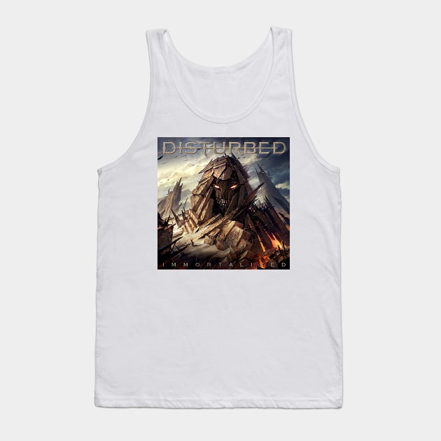 Immortalized -Disturbed Tank Top by Lula Pencil Art